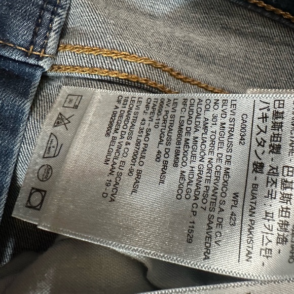 EUC Levis Mile High Super Skinny Jeggings - Picture 5 of 15